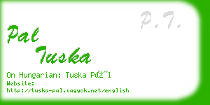 pal tuska business card